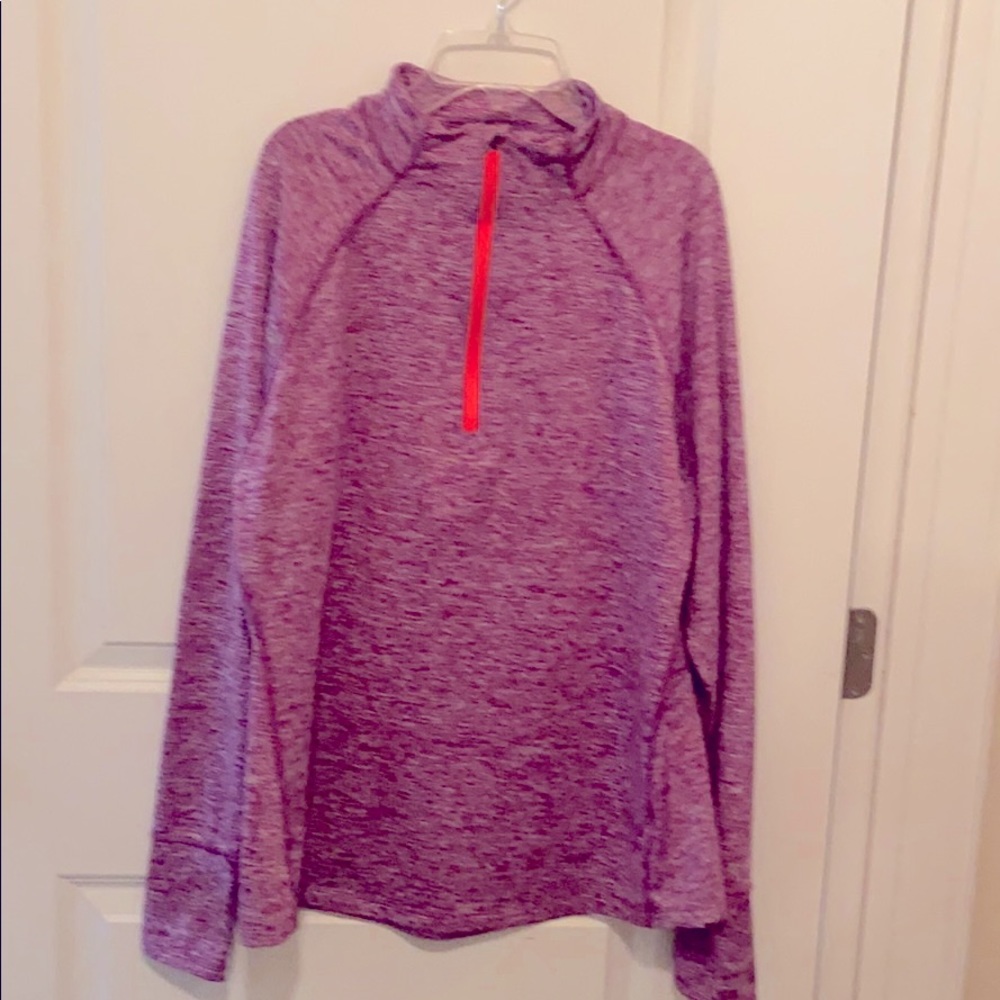 Dry fit zippered shirt